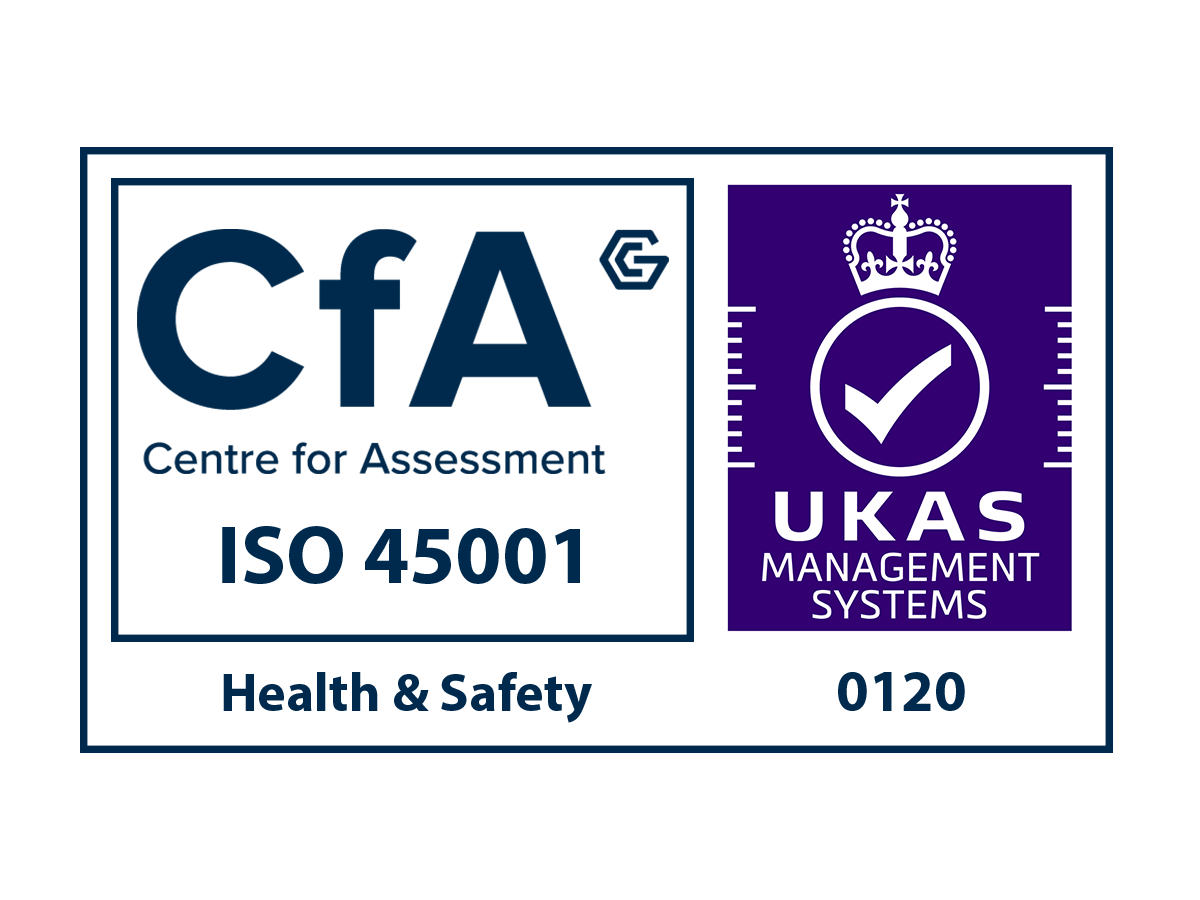 CfA Cert Logo Colour ISO 45001